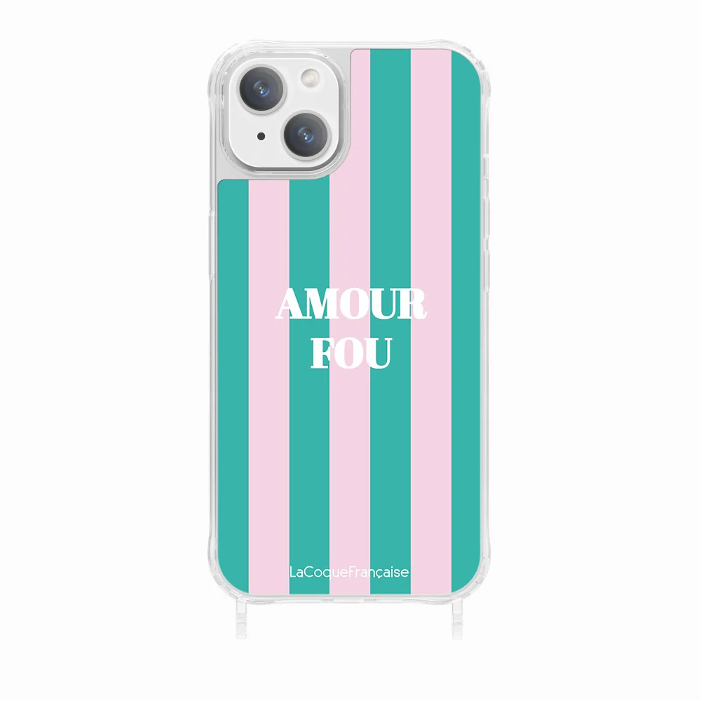 Coque Anneaux Imprimee Amour Fou Rose - Image 14