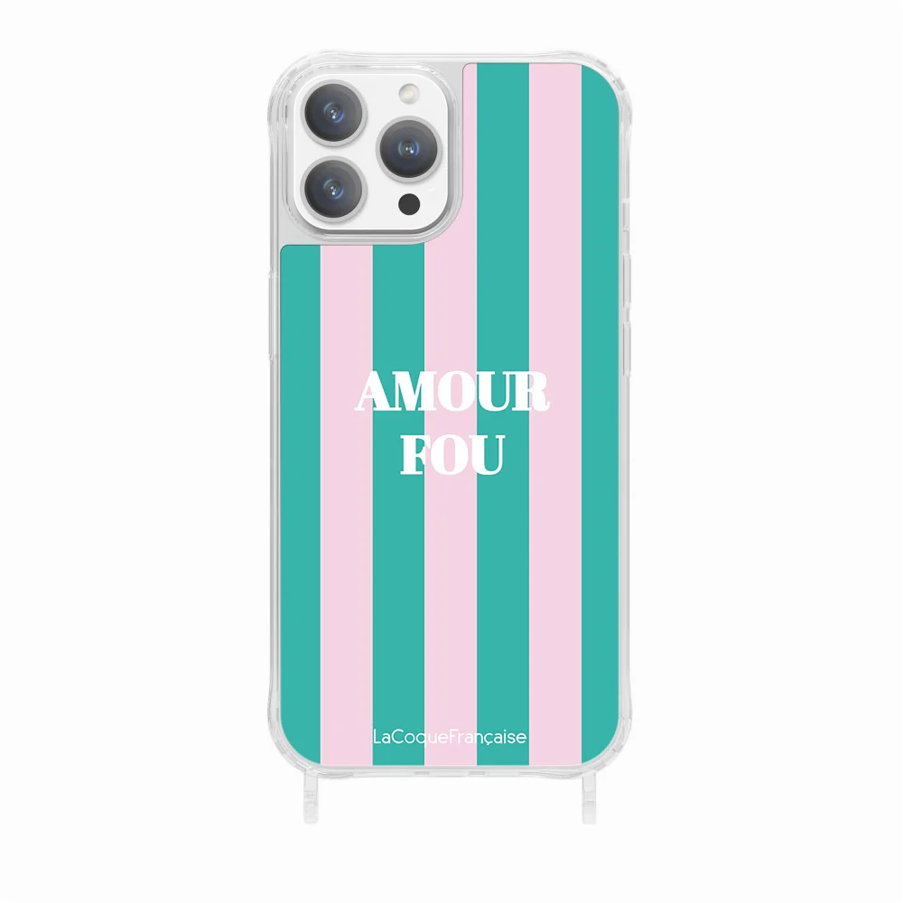 Coque Anneaux Imprimee Amour Fou Rose - Image 16