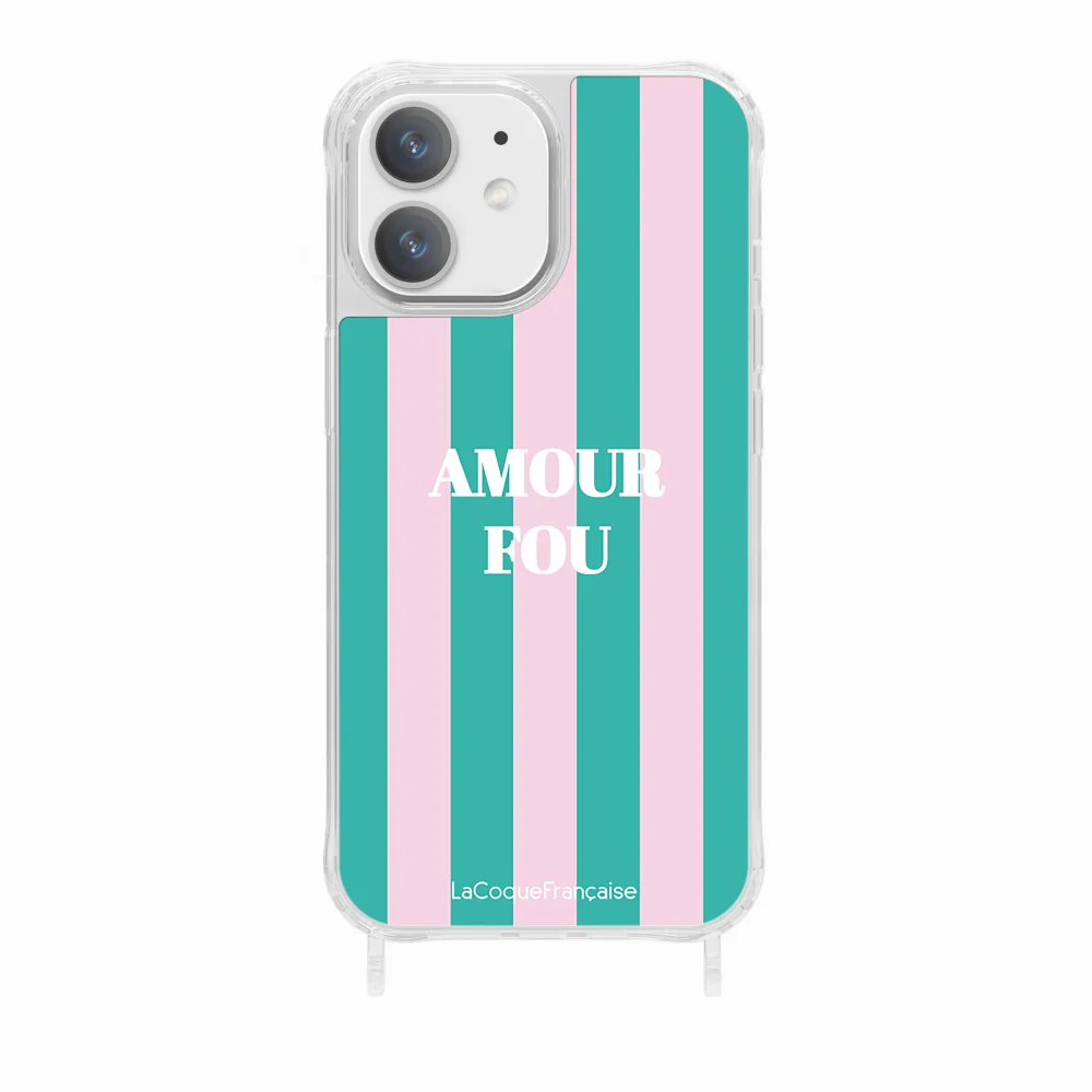 Coque Anneaux Imprimee Amour Fou Rose - Image 25
