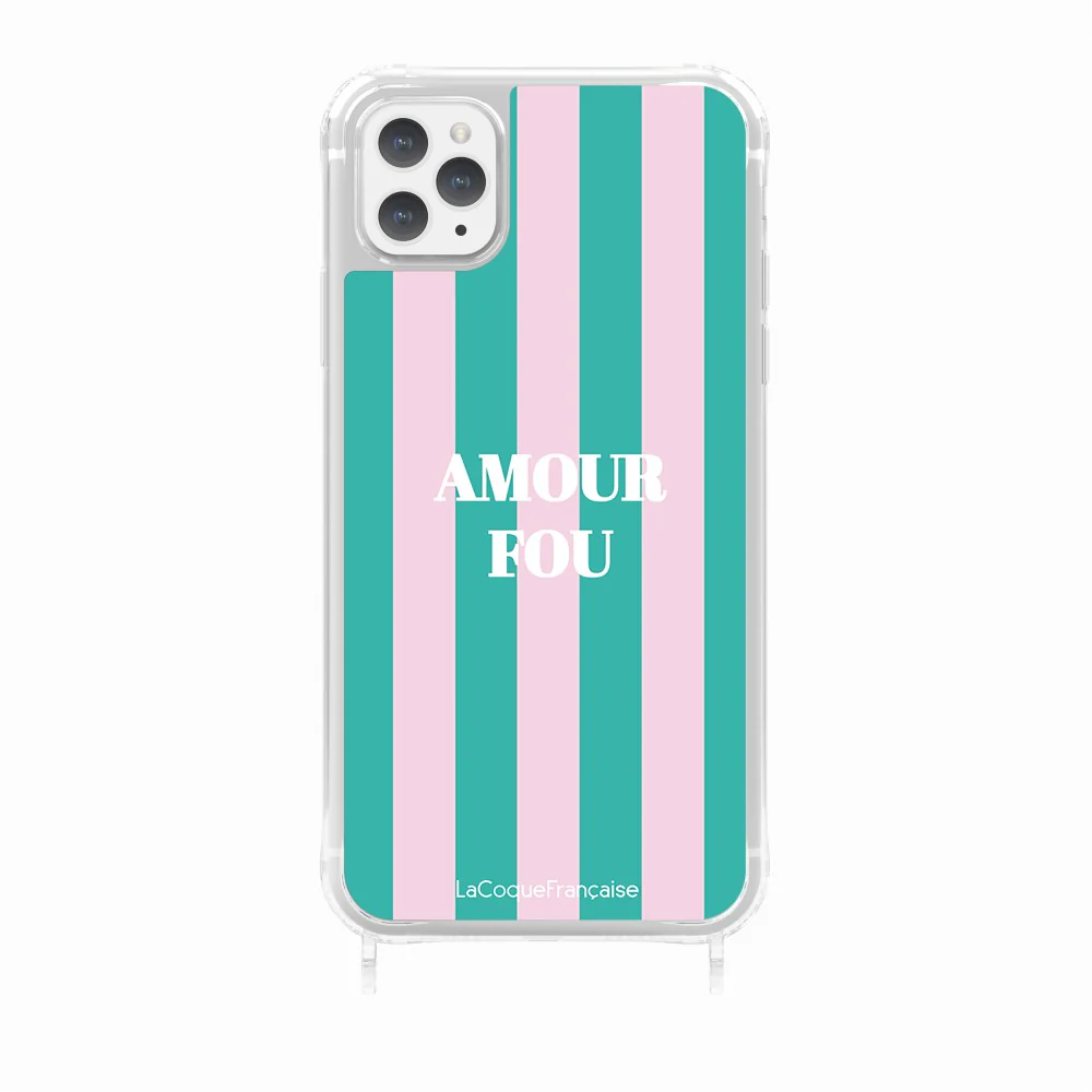 Coque Anneaux Imprimee Amour Fou Rose - Image 27