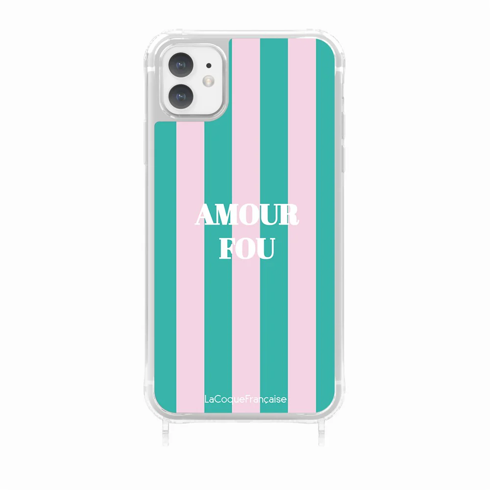 Coque Anneaux Imprimee Amour Fou Rose - Image 28