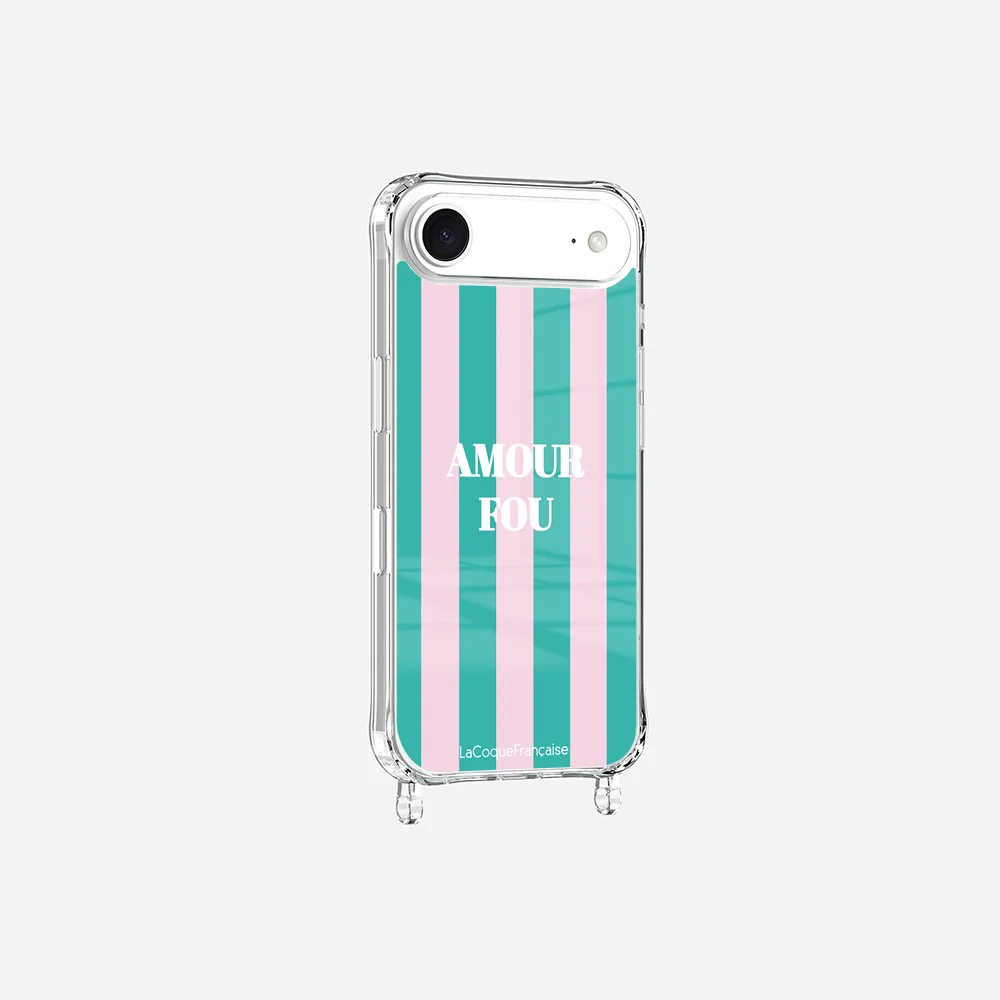 Coque Anneaux Imprimee Amour Fou Rose - Image 3