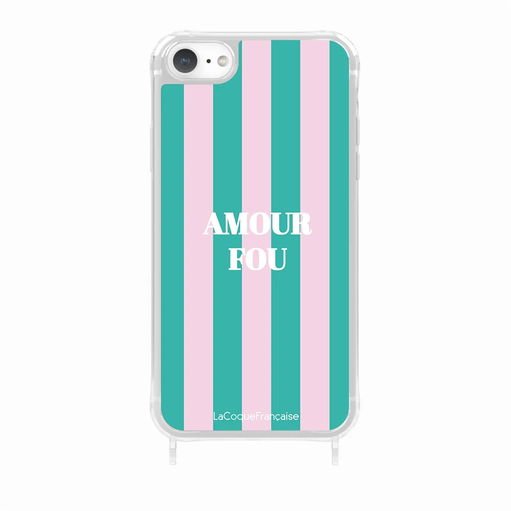 Coque Anneaux Imprimee Amour Fou Rose - Image 32