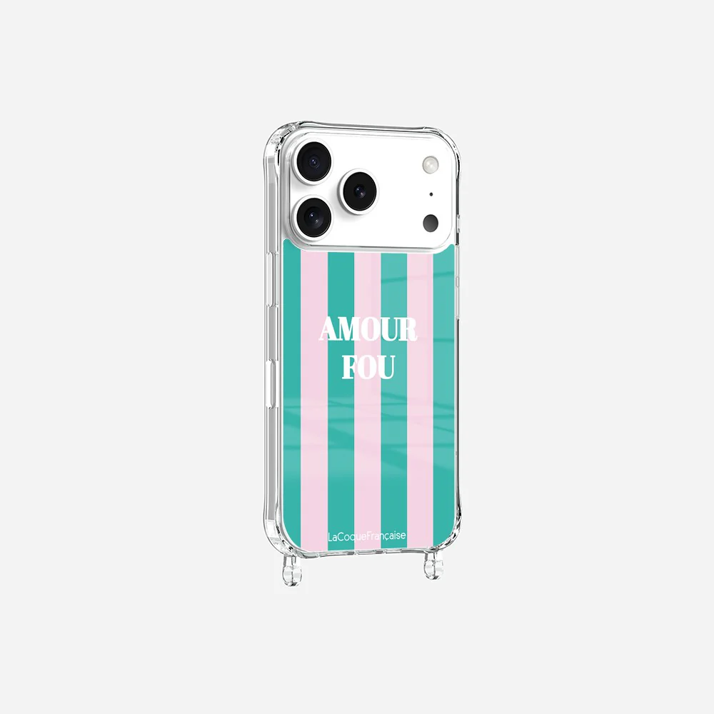 Coque Anneaux Imprimee Amour Fou Rose - Image 5