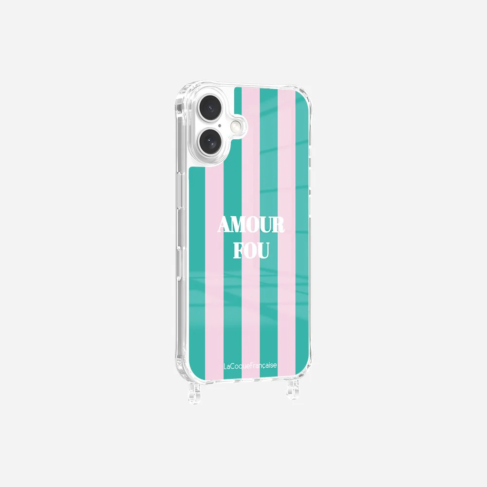 Coque Anneaux Imprimee Amour Fou Rose - Image 6