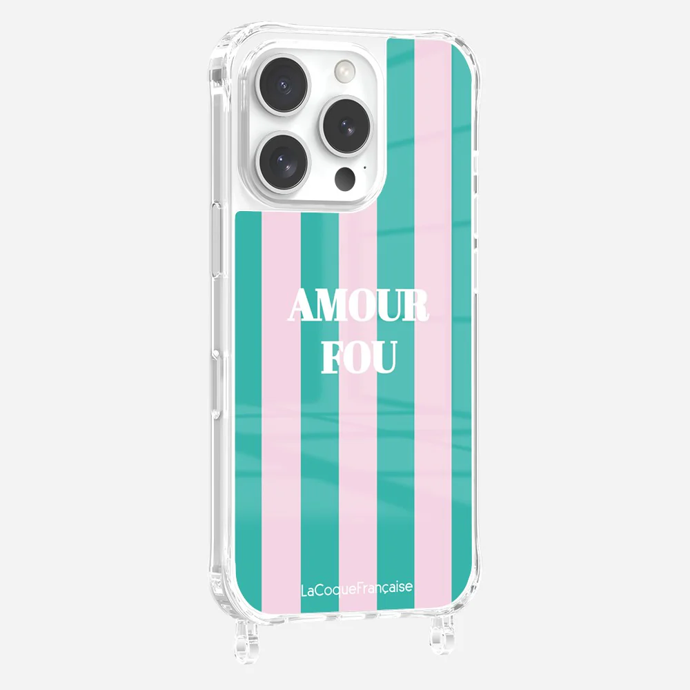 Coque Anneaux Imprimee Amour Fou Rose - Image 7