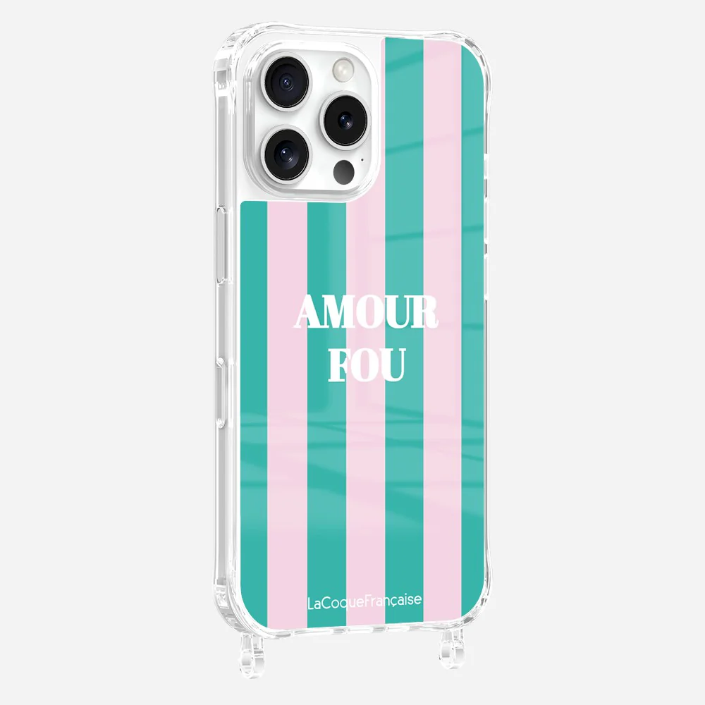 Coque Anneaux Imprimee Amour Fou Rose - Image 8
