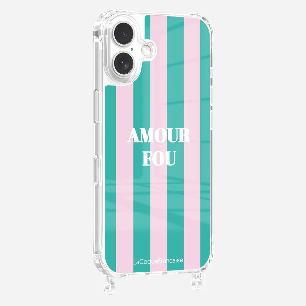 Coque Anneaux Imprimee Amour Fou Rose - Image 9