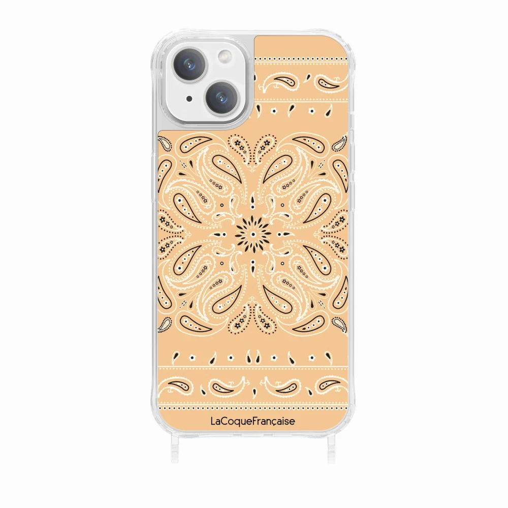 Coque Anneaux Imprimee Bandana Beige - Image 17