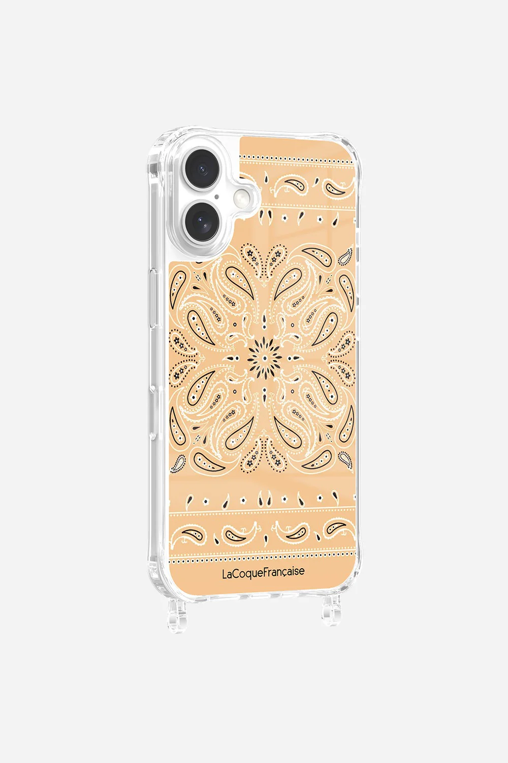 Coque Anneaux Imprimee Bandana Beige - Image 4