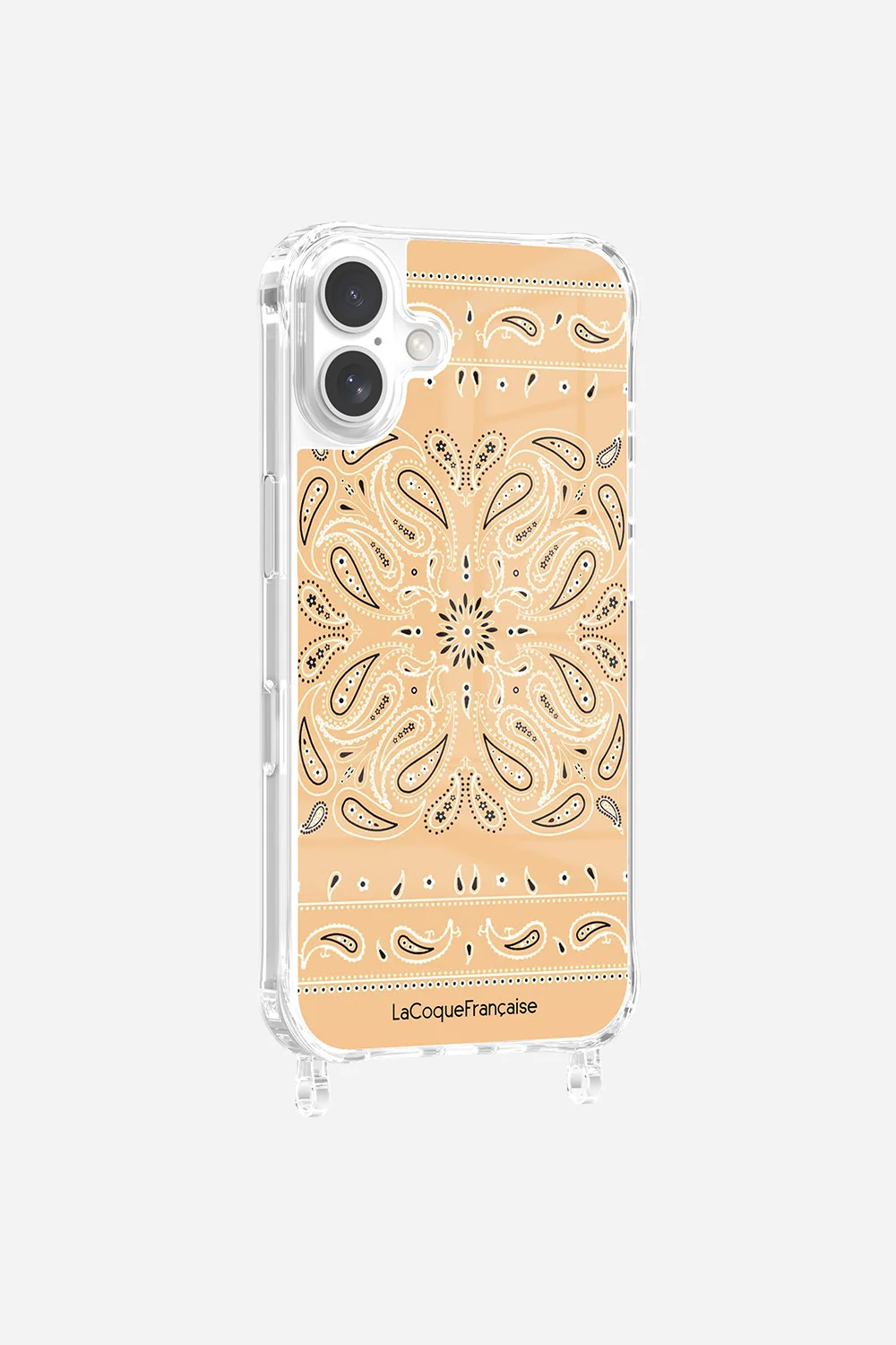Coque Anneaux Imprimee Bandana Beige - Image 5