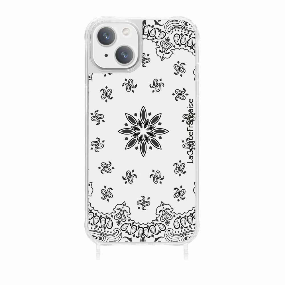 Coque Anneaux Imprimee Bandana Blanc - Image 14