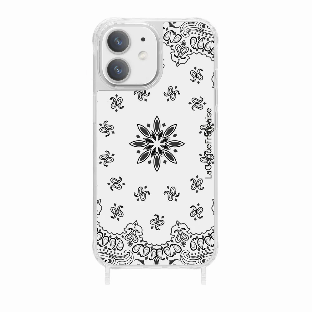 Coque Anneaux Imprimee Bandana Blanc - Image 25