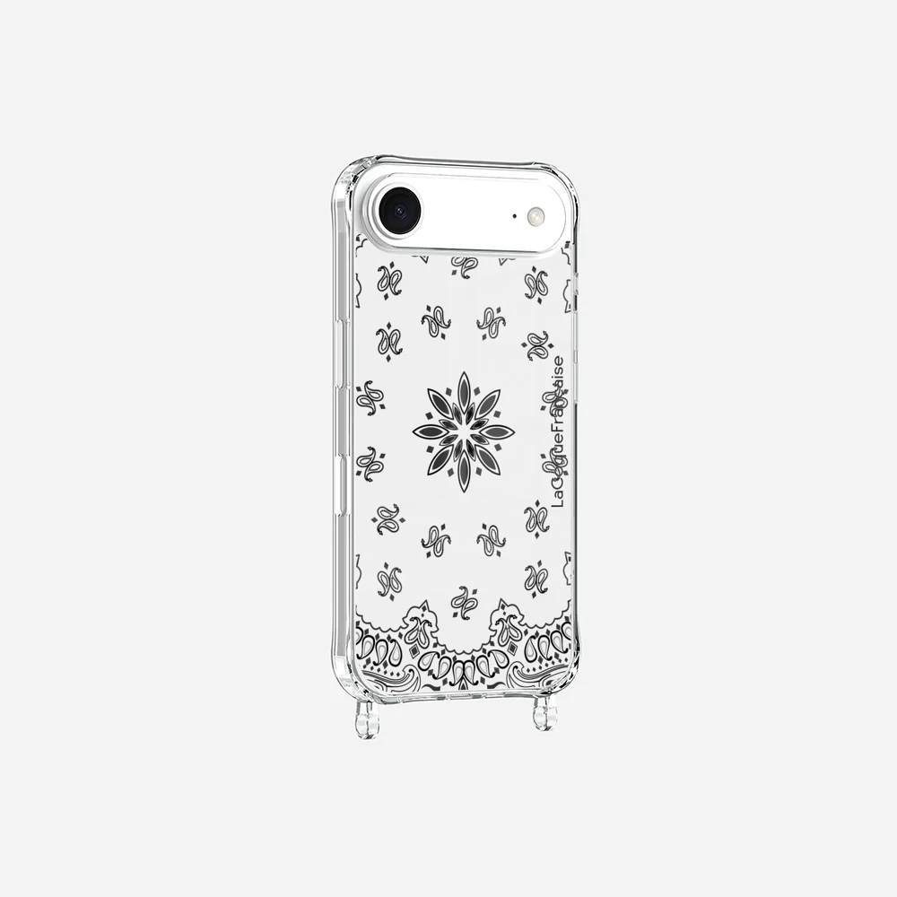 Coque Anneaux Imprimee Bandana Blanc - Image 3