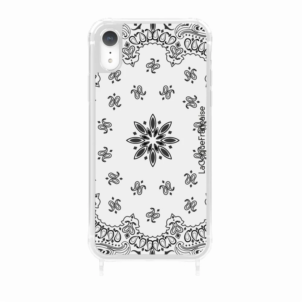 Coque Anneaux Imprimee Bandana Blanc - Image 31