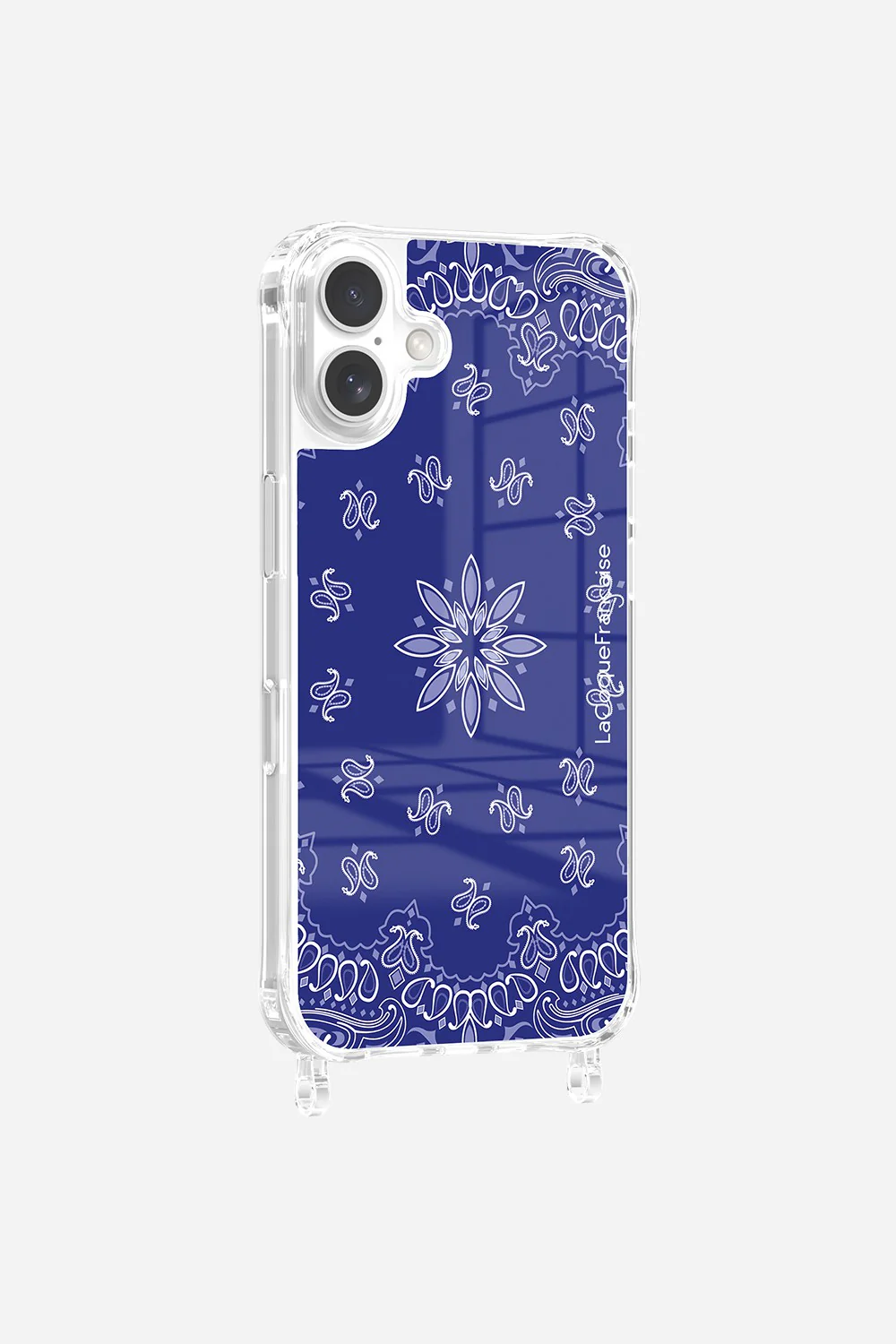 Coque Anneaux Imprimee Bandana Bleu - Image 8