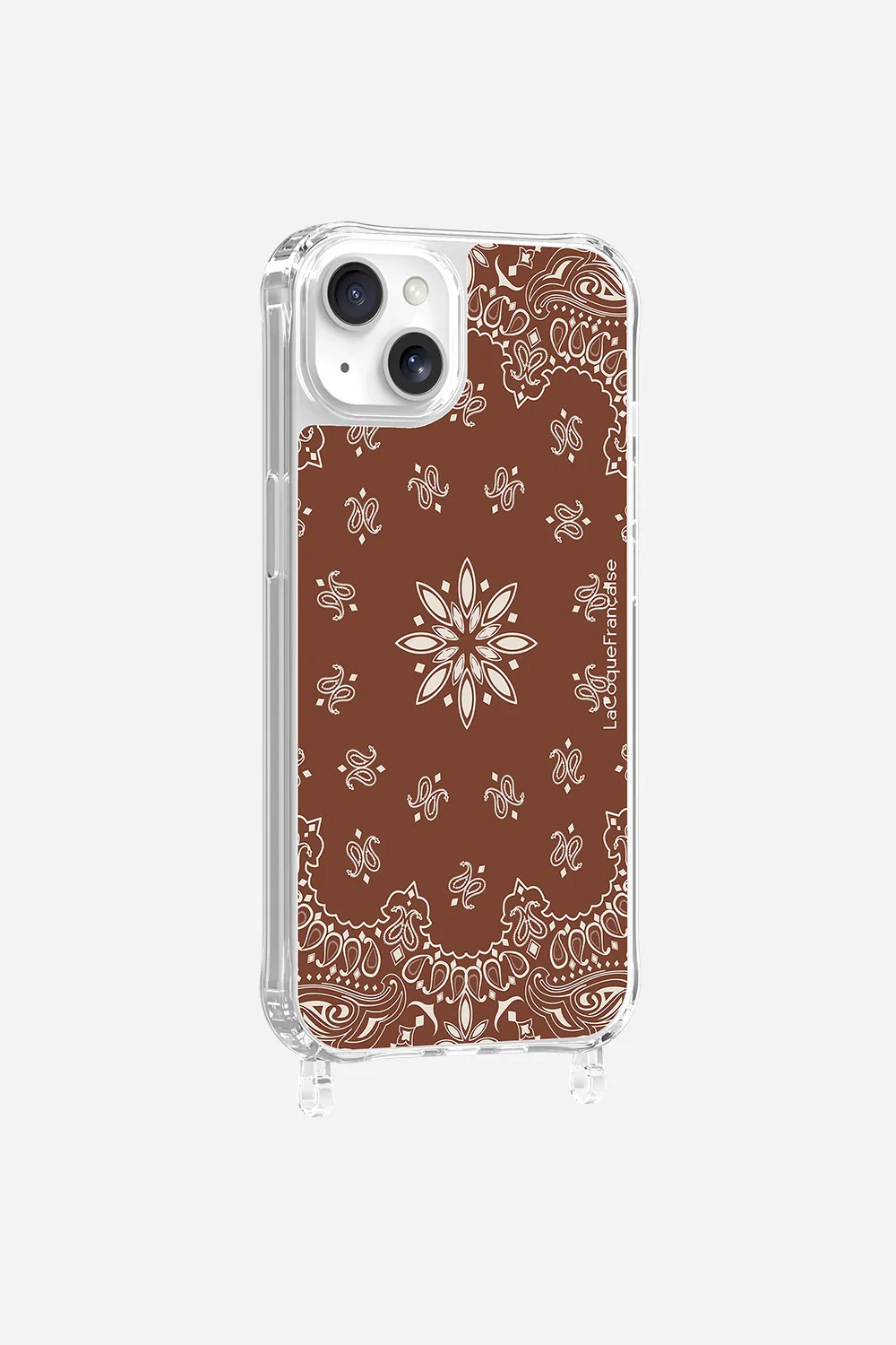 Coque Anneaux Imprimee Bandana Brun - Image 11