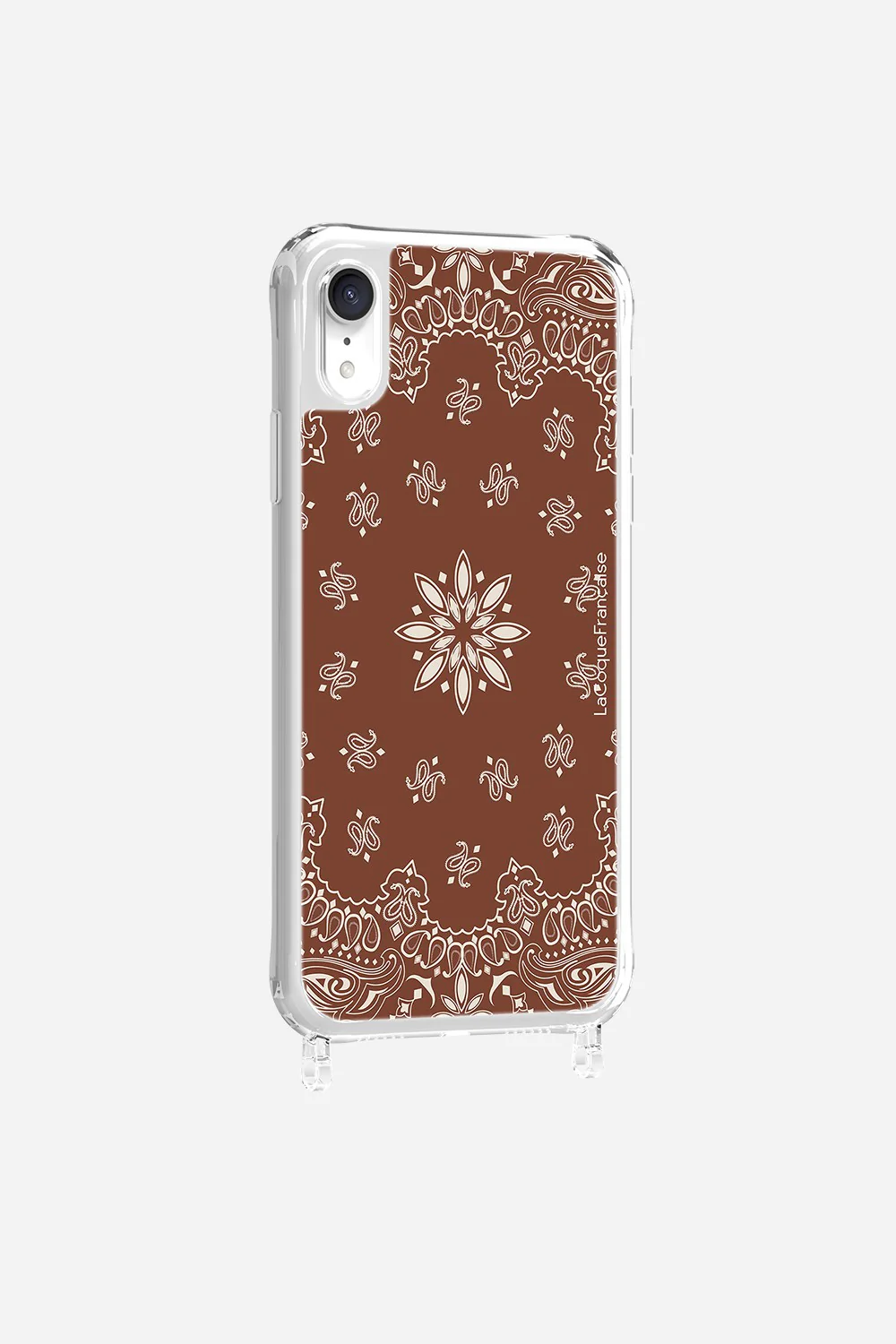 Coque Anneaux Imprimee Bandana Brun - Image 28