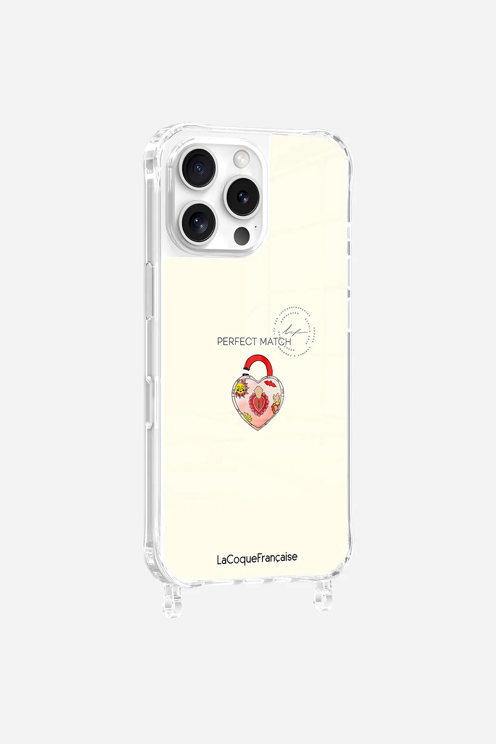 Coque Anneaux Imprimee Cadenas Coeur - Image 3