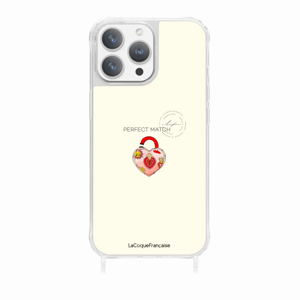 Coque Anneaux Imprimee Cadenas Coeur - Image 7