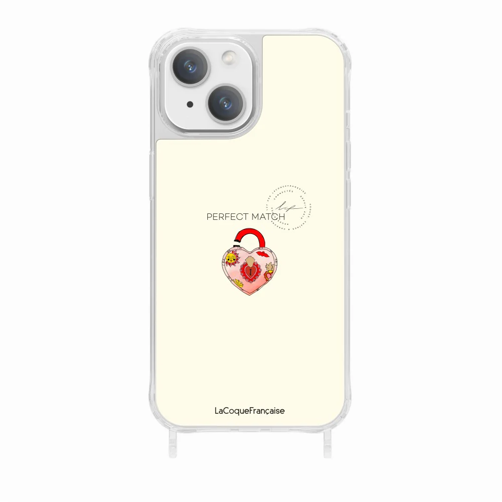 Coque Anneaux Imprimee Cadenas Coeur - Image 9