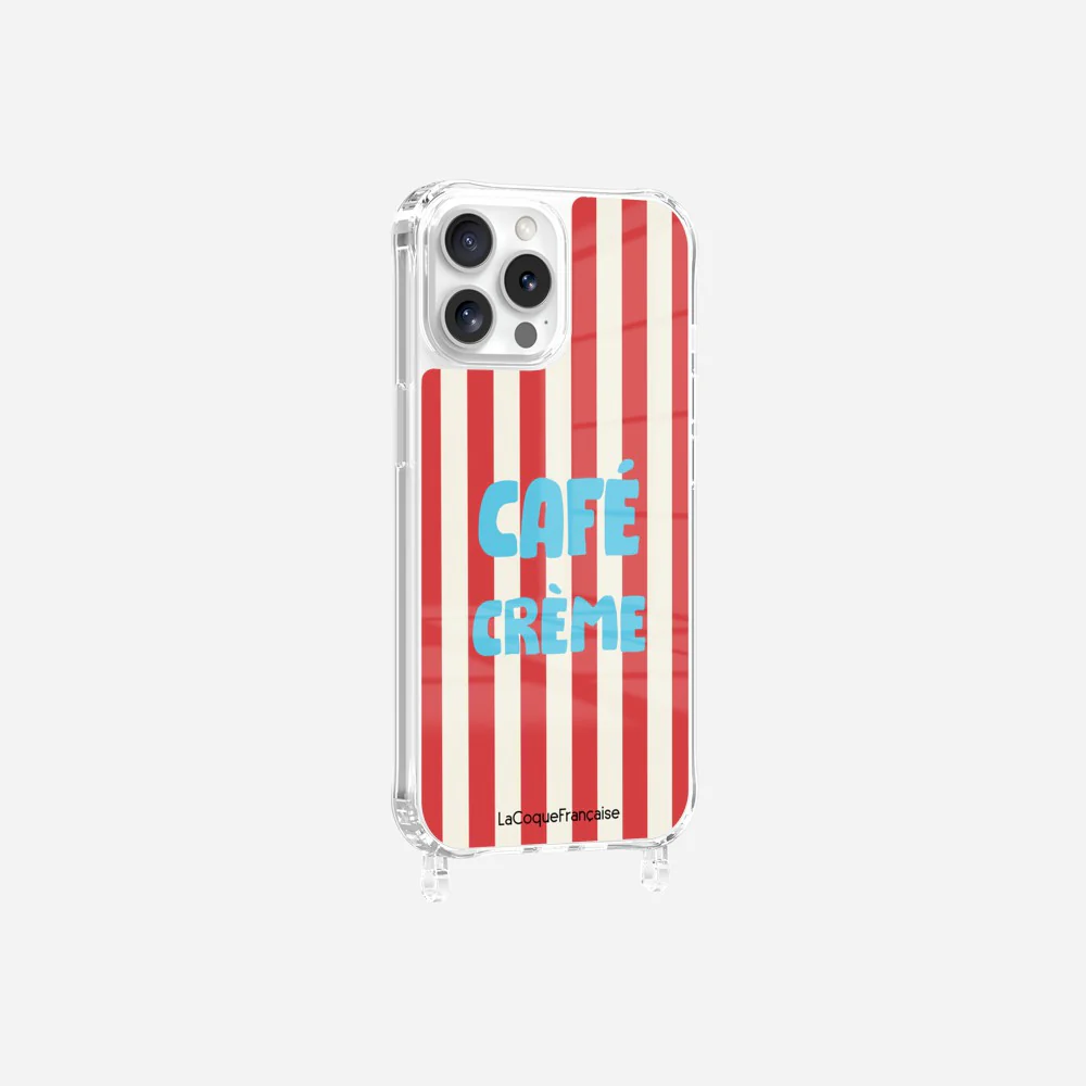 Coque Anneaux Imprimee Cafe Creme - Image 3