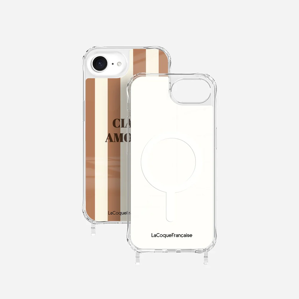 Coque Anneaux Imprimee Ciao Amore Beige - Image 32