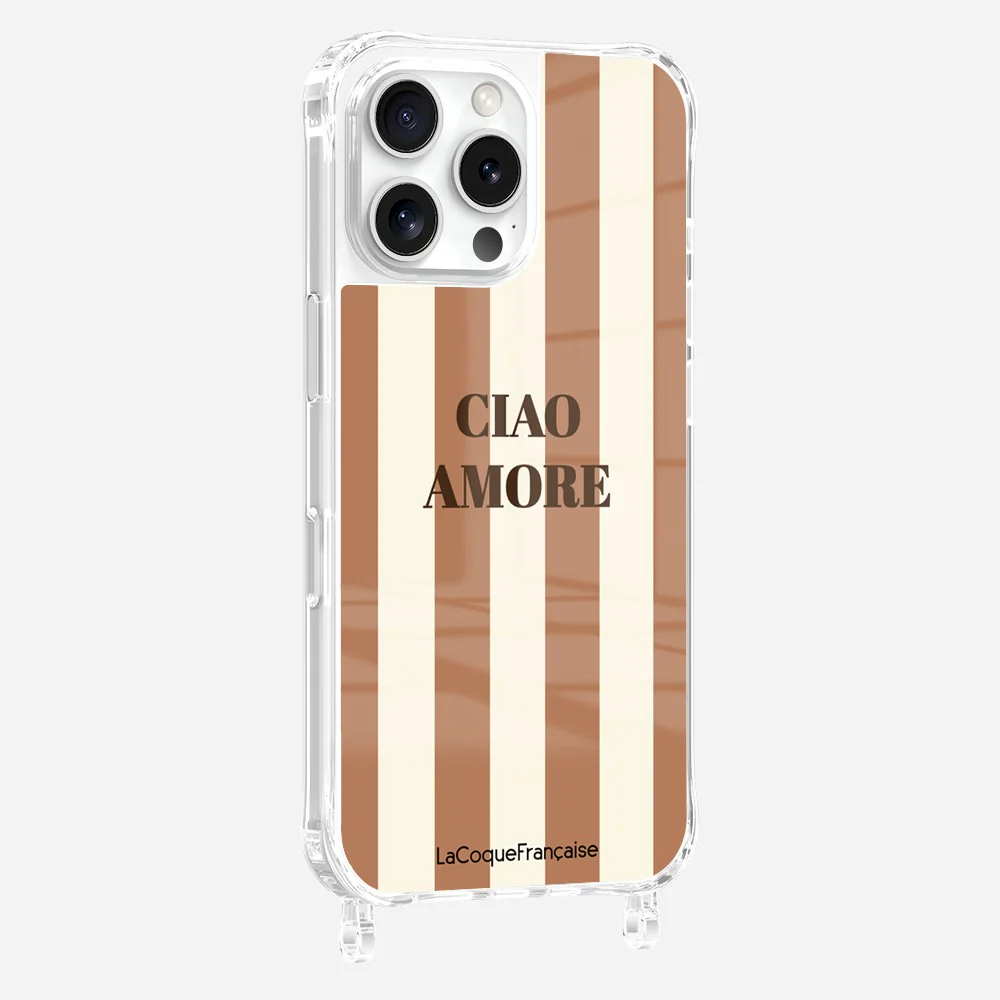 Coque Anneaux Imprimee Ciao Amore Beige - Image 7