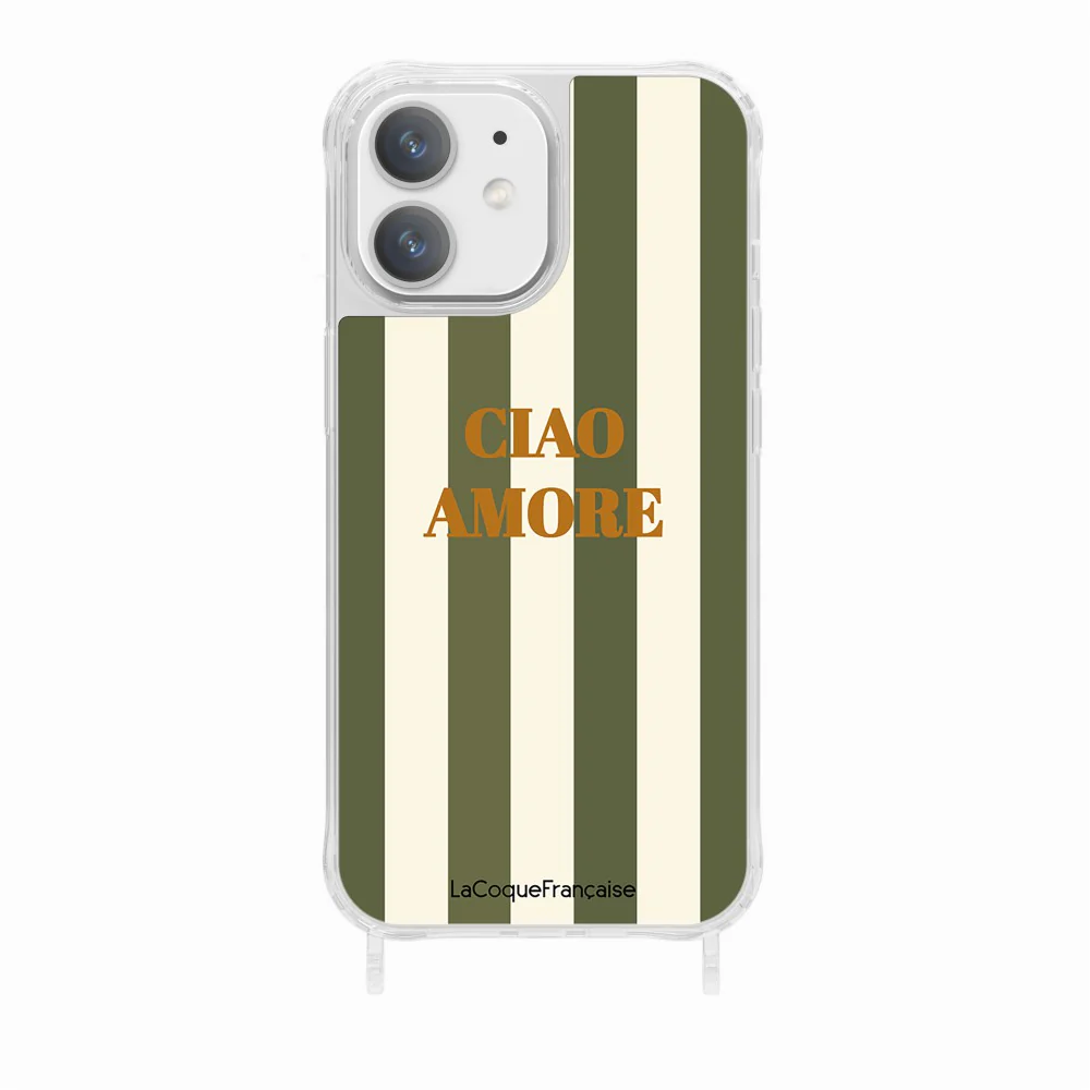 Coque Anneaux Imprimee Ciao Amore Kaki - Image 24