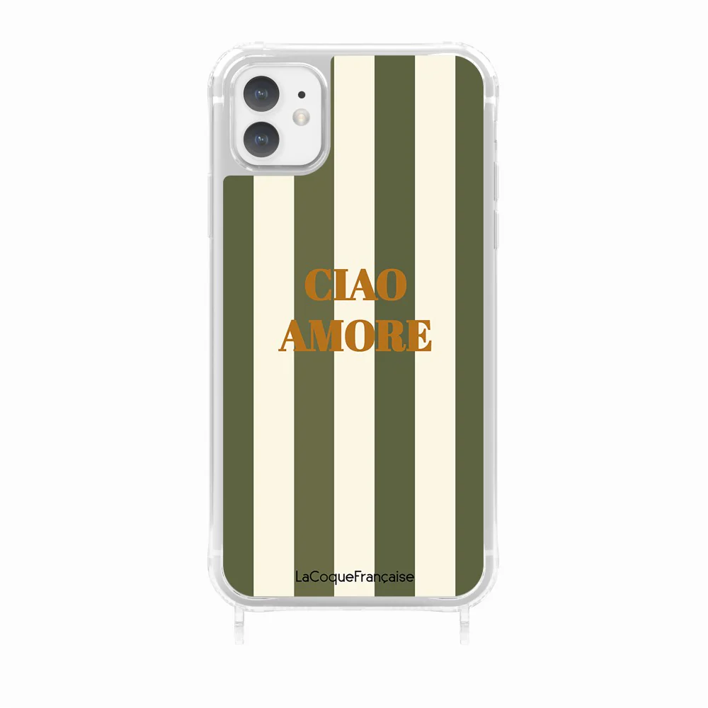 Coque Anneaux Imprimee Ciao Amore Kaki - Image 27