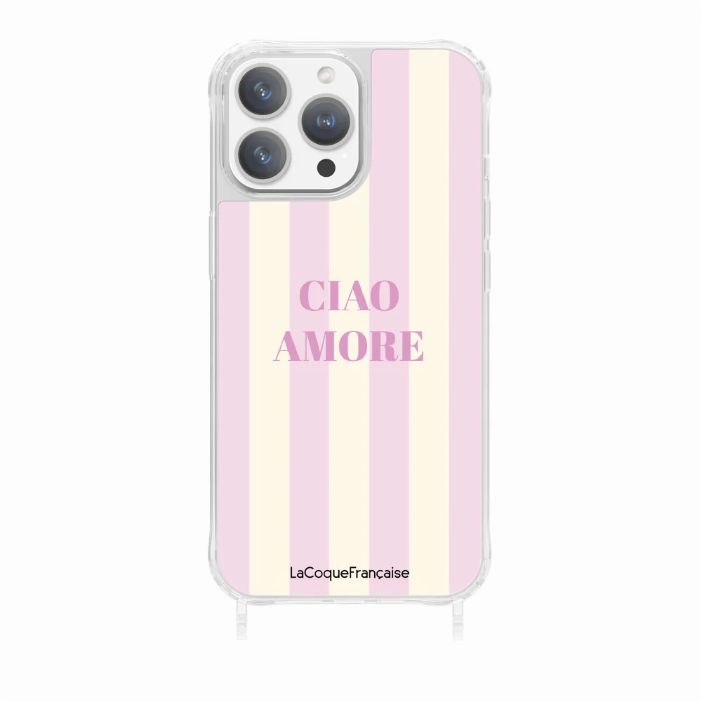 Coque Anneaux Imprimee Ciao Amore Rose - Image 15