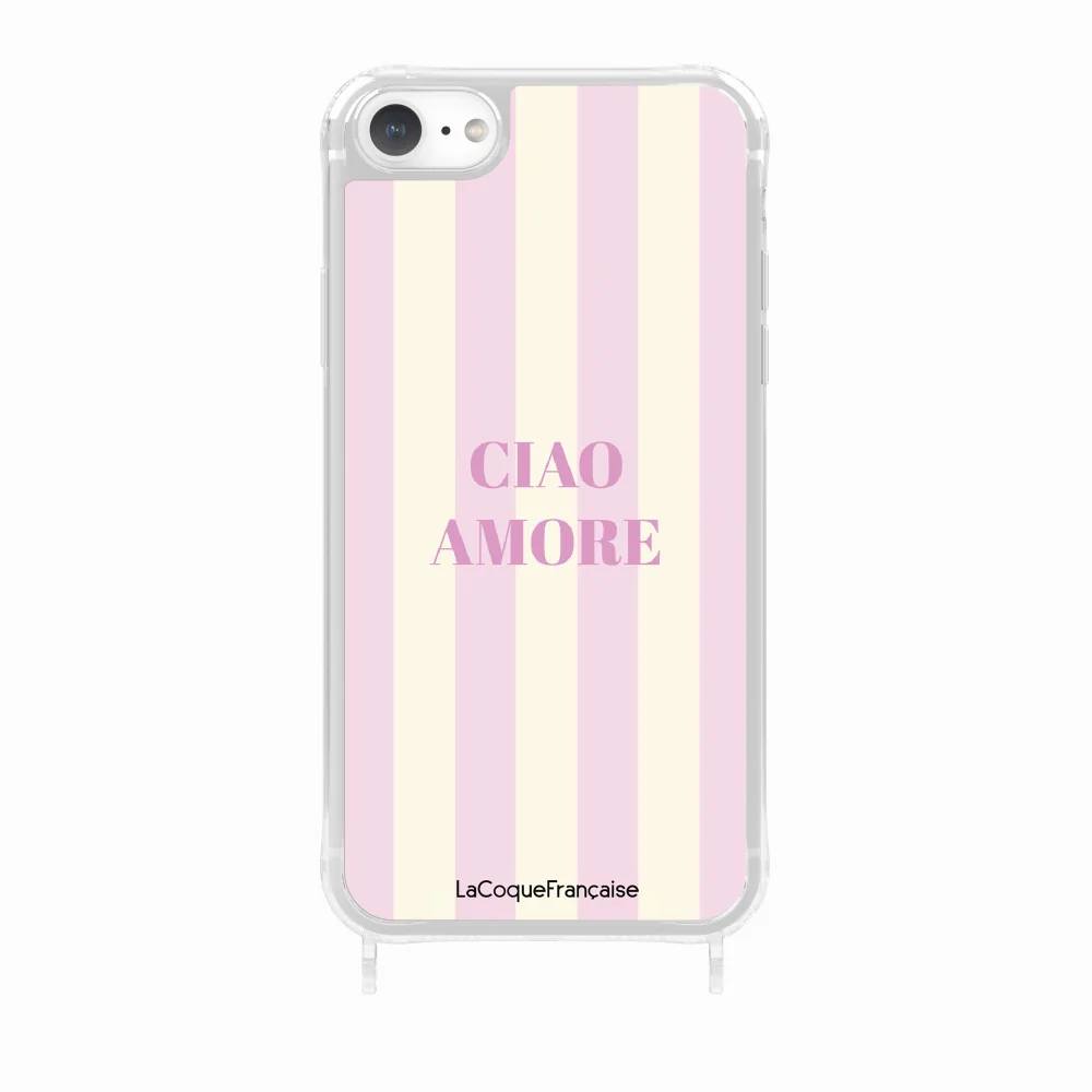 Coque Anneaux Imprimee Ciao Amore Rose - Image 28