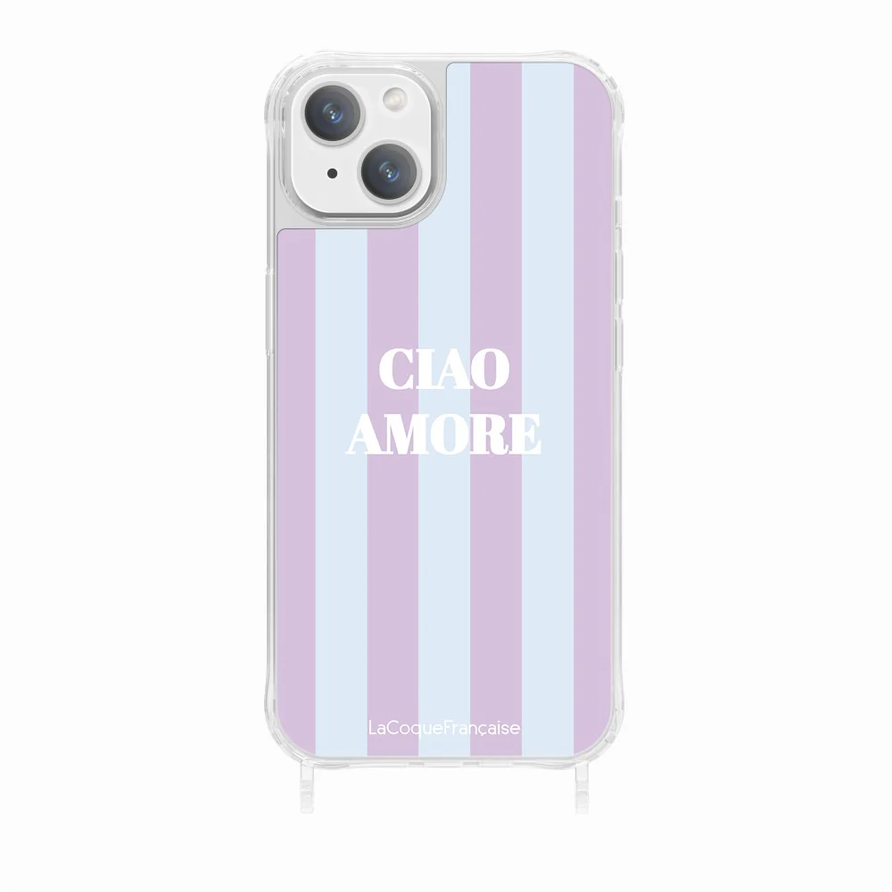 Coque Anneaux Imprimee Ciao Amore Violet - Image 10