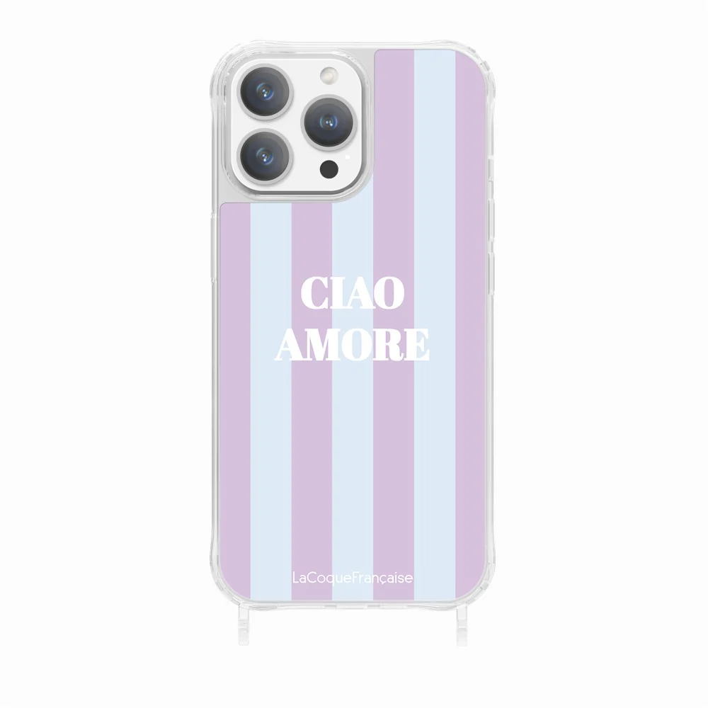 Coque Anneaux Imprimee Ciao Amore Violet - Image 15