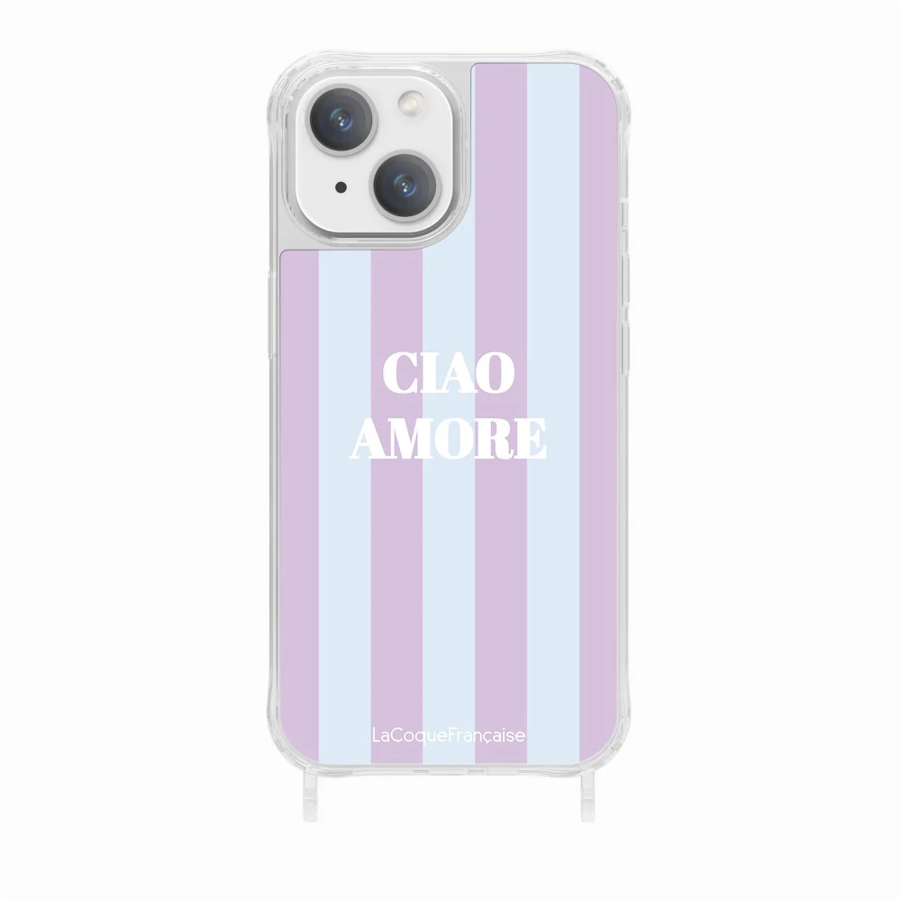 Coque Anneaux Imprimee Ciao Amore Violet - Image 18