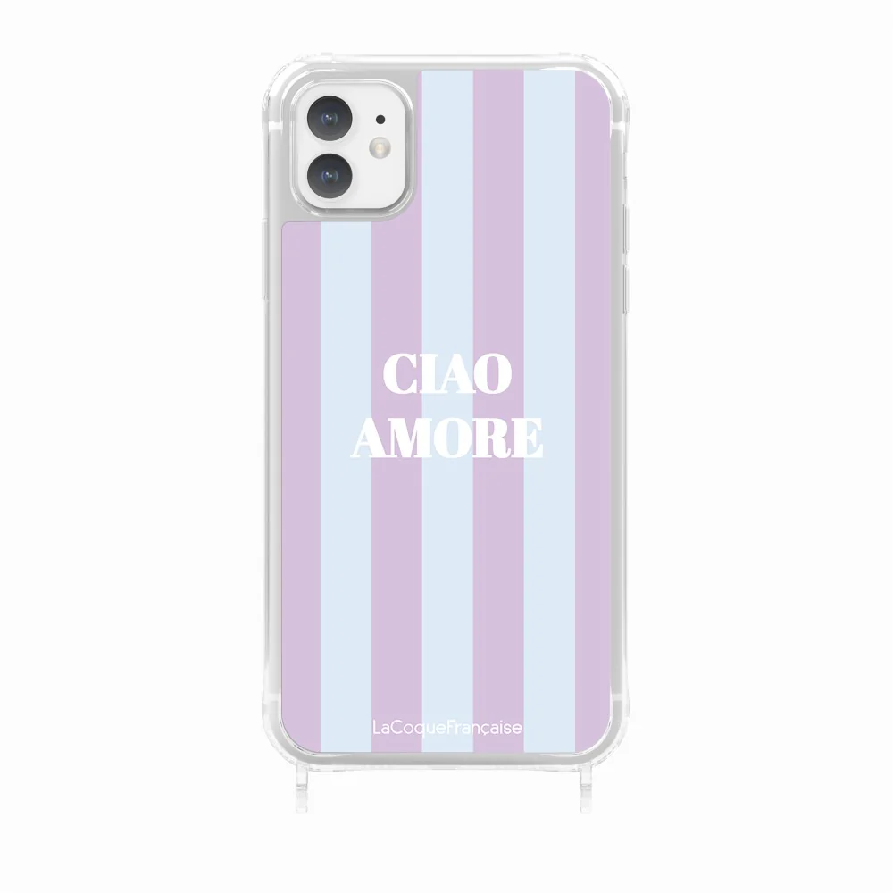 Coque Anneaux Imprimee Ciao Amore Violet - Image 24
