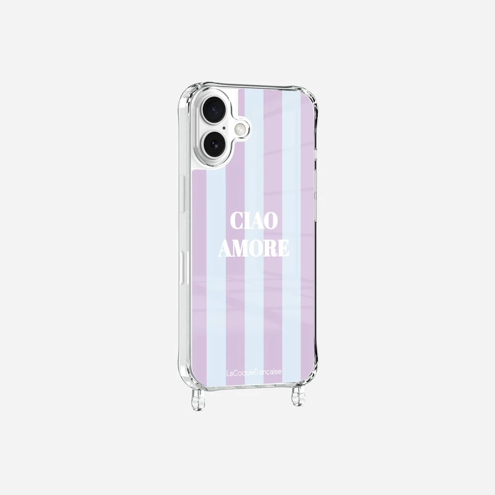 Coque Anneaux Imprimee Ciao Amore Violet - Image 32