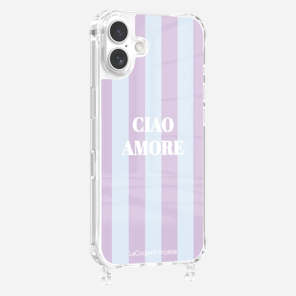 Coque Anneaux Imprimee Ciao Amore Violet - Image 6