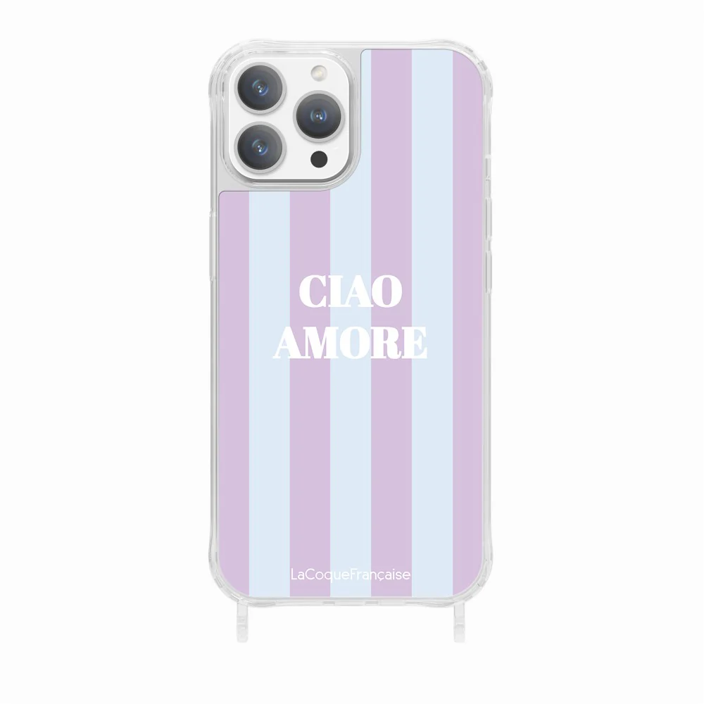 Coque Anneaux Imprimee Ciao Amore Violet - Image 8