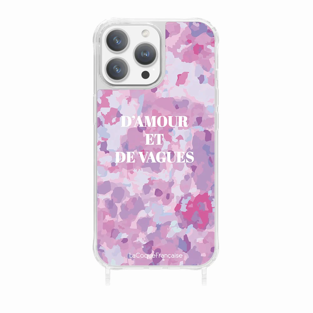 Coque Anneaux Imprimee D'amour Et De Vagues Parme - Image 19