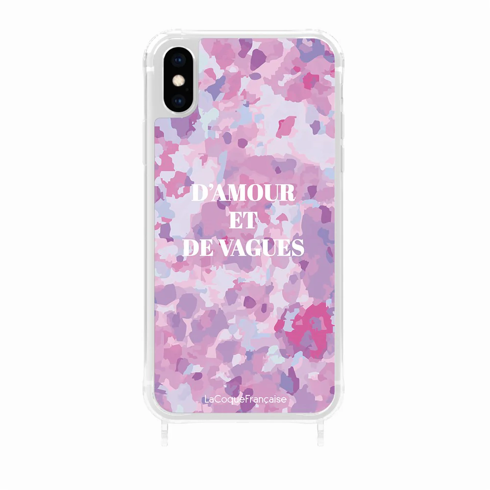 Coque Anneaux Imprimee D'amour Et De Vagues Parme - Image 26