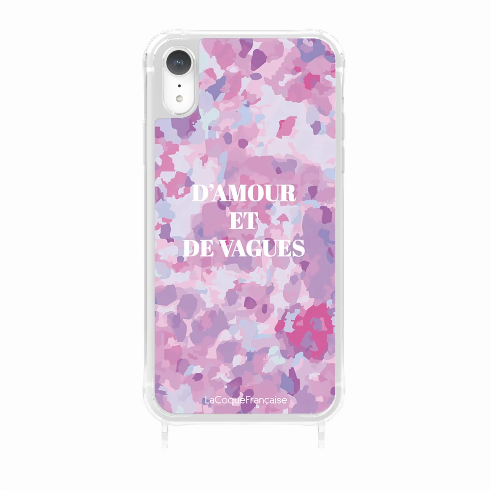 Coque Anneaux Imprimee D'amour Et De Vagues Parme - Image 27
