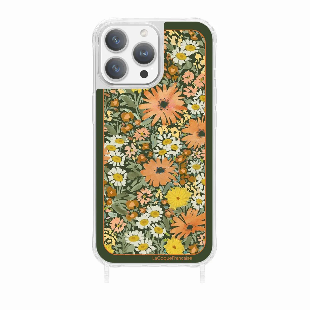Coque Anneaux Imprimee Foulard Fleurs Oranges - Image 20