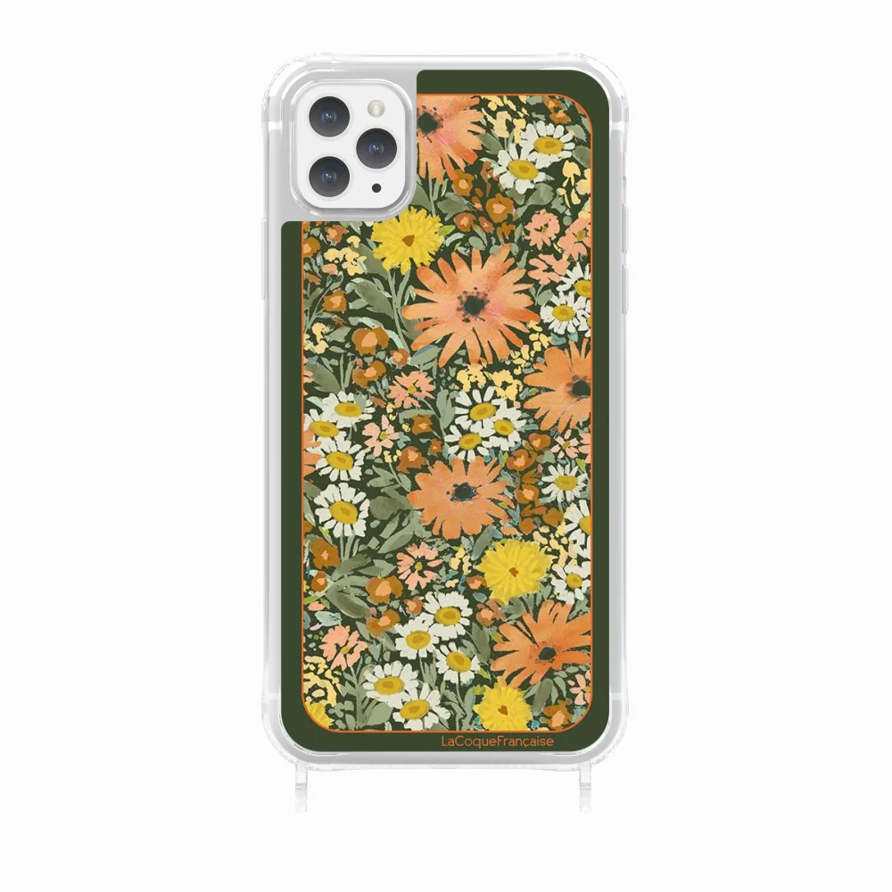 Coque Anneaux Imprimee Foulard Fleurs Oranges - Image 22