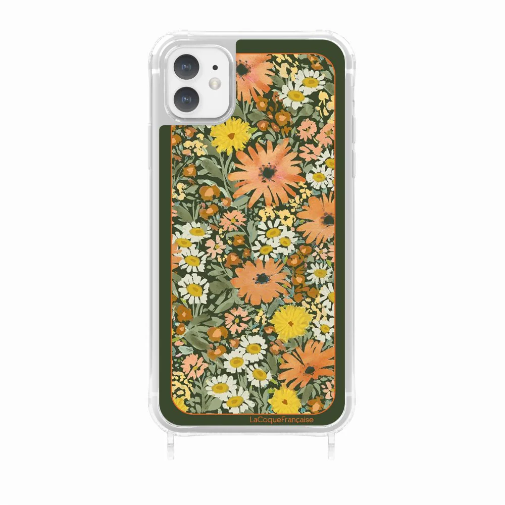 Coque Anneaux Imprimee Foulard Fleurs Oranges - Image 24