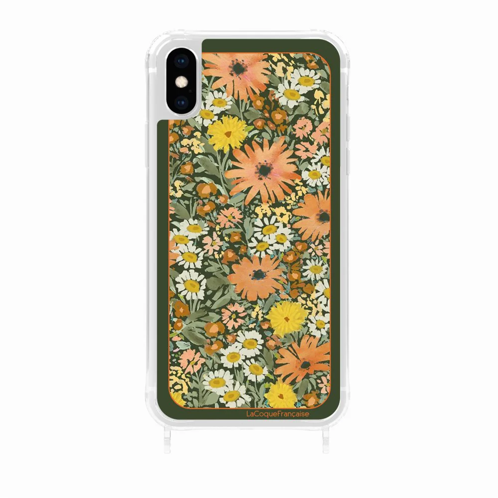 Coque Anneaux Imprimee Foulard Fleurs Oranges - Image 25