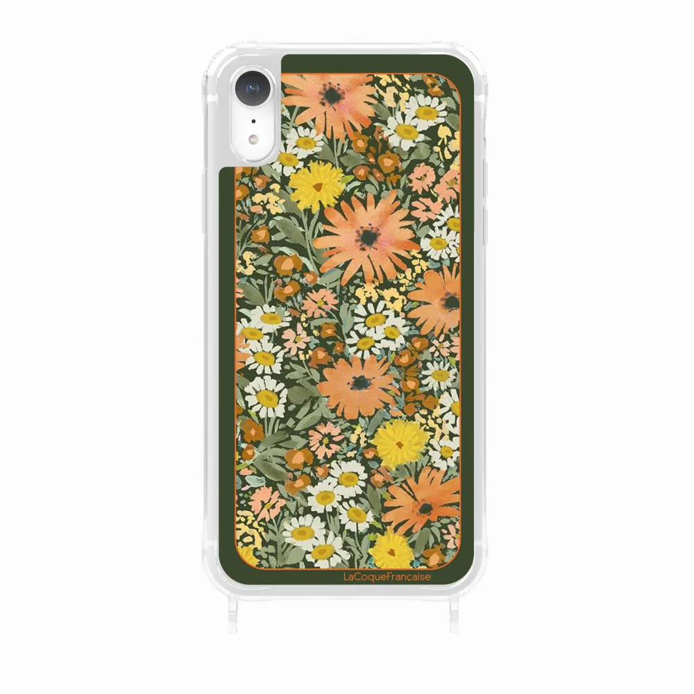 Coque Anneaux Imprimee Foulard Fleurs Oranges - Image 27