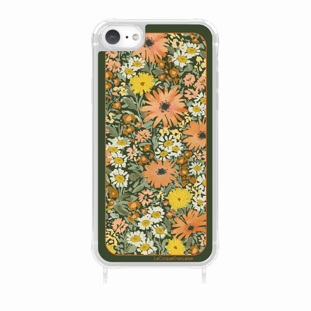 Coque Anneaux Imprimee Foulard Fleurs Oranges - Image 28