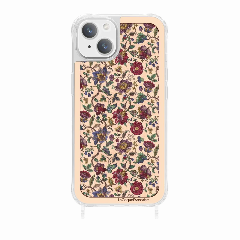 Coque Anneaux Imprimee Foulard Fleurs Rouges - Image 14