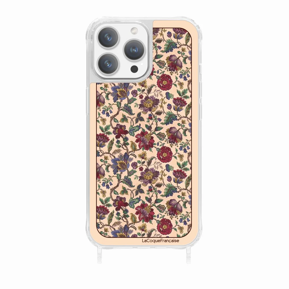 Coque Anneaux Imprimee Foulard Fleurs Rouges - Image 19